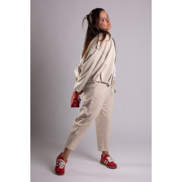 BOMBER ANTELINA COLOR BEIS