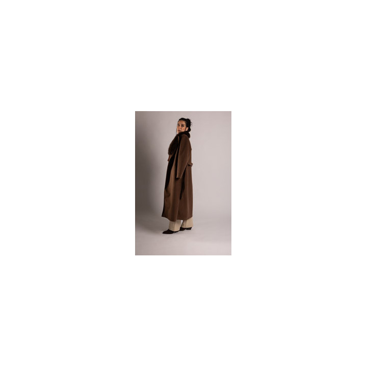 ABRIGO SOFIA COLOR CHOCOLATE