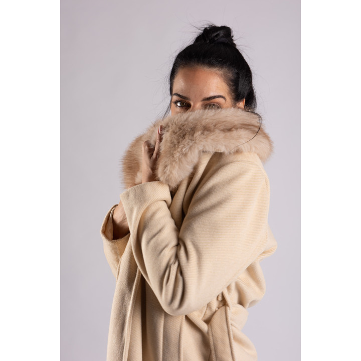 ABRIGO SOFIA COLOR BEIS