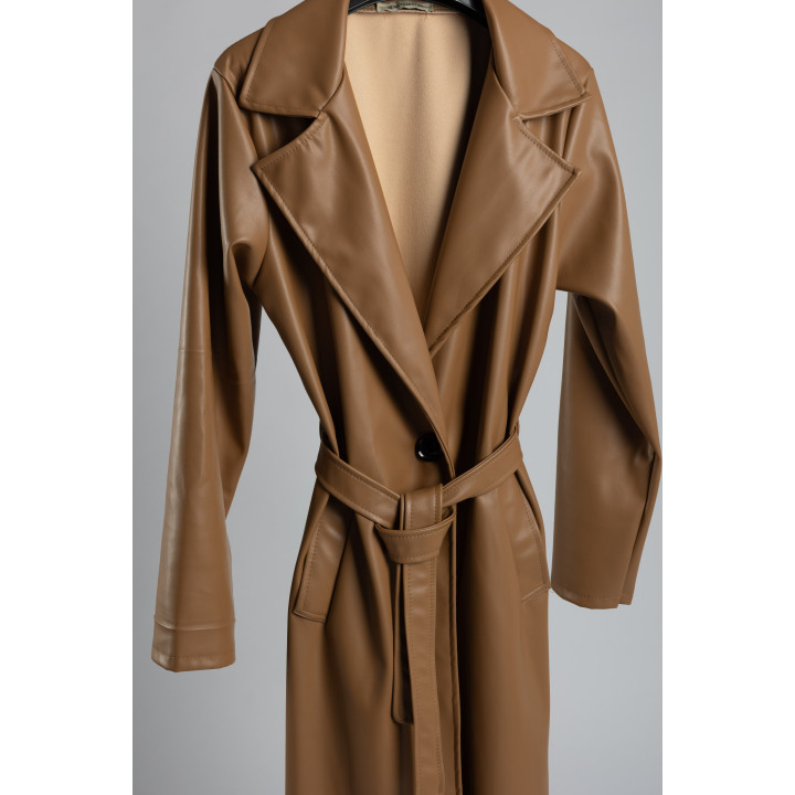 GABARDINA POLIPIEL COLOR CAMEL