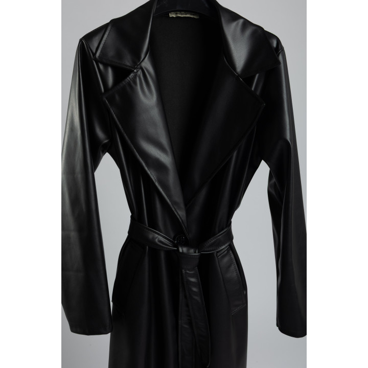 GABARDINA POLIPIEL COLOR NEGRO